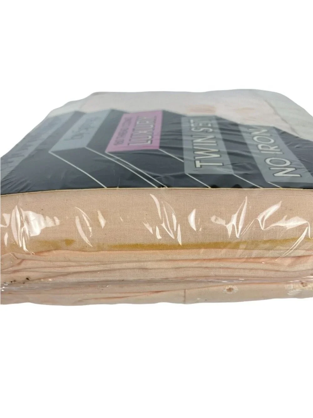Performance By Springs Luxury No Iron 160 Thread Count Twin Sheet Set Peach Pink